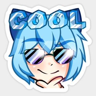 Cirno Cool Sticker